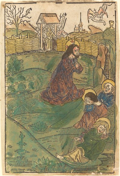 Christus am Ölberg von German 15th Century