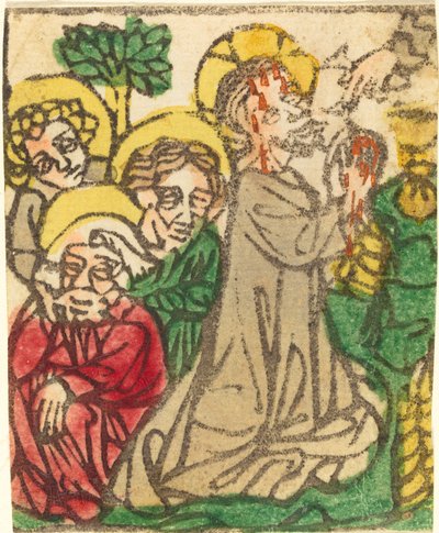 Christus am Ölberg von German 15th Century