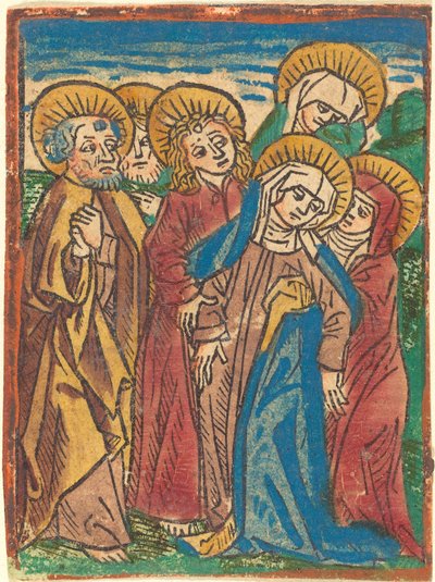 Überwältigte Madonna von German 15th Century