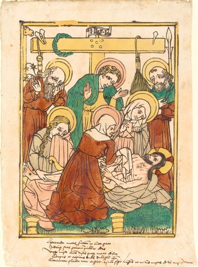 Die Beweinung von German 15th Century