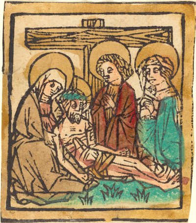 Die Beweinung von German 15th Century