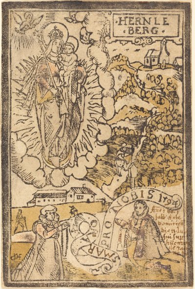 Madonna von Hernleberg von German 16th Century
