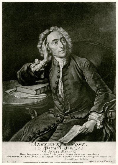 Alexander Pope von German School