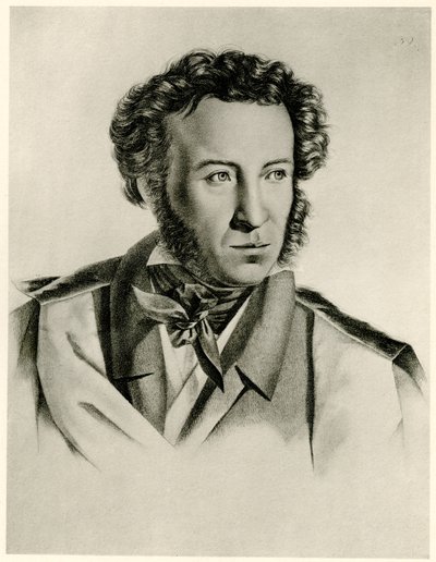 Alexander Puschkin von German School