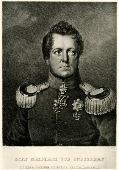 August Graf Neidhard von Gneisenau von German School