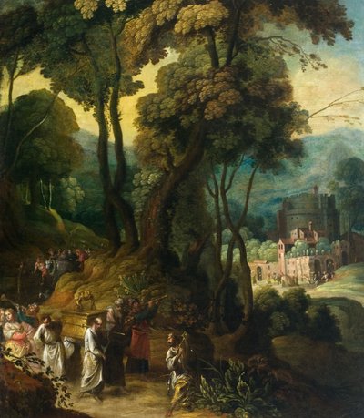 David tanzt vor der Bundeslade von German School