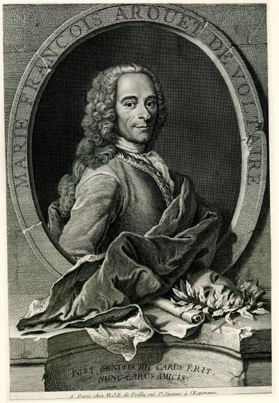 François Marie Arouet de Voltaire von German School