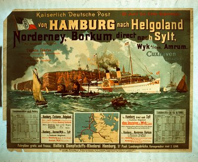 Hamburg nach Helgoland von German School