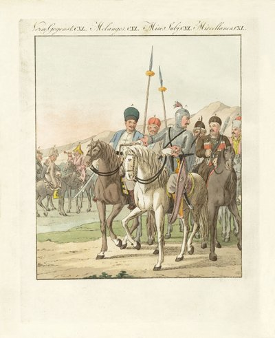 Unregelmäßige leichte russische Kavallerie von German School