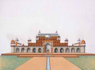 Mausoleum von Akbar dem Großen in Sekandra von German School