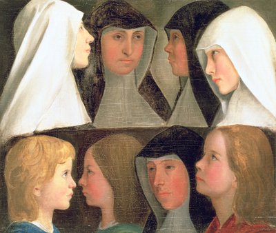 Studie von Nonnen und Bewerberinnen von German School