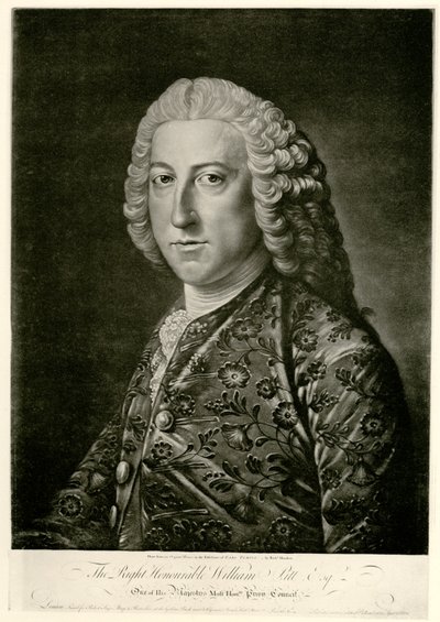 William Pitt der Ältere von German School