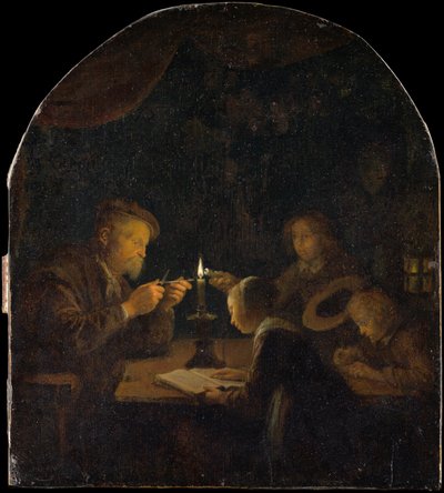 Eine Abendschule, ca. 1655-57 von Gerrit Dou