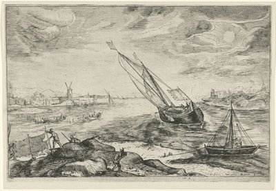 Flusslandschaft von Gerrit Gauw