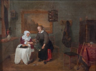 Ein niederländisches Interieur, 1640-1658 von Gerritsz Quiringh van Brekelenkam