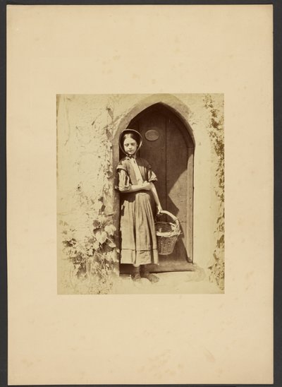 Mädchen in der Tür stehend von Gertrude Elizabeth Rogers