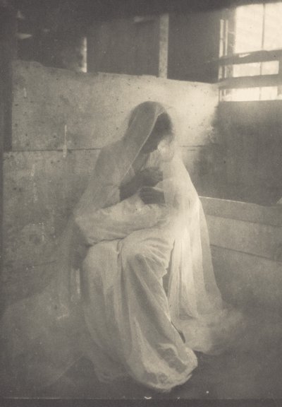 Die Krippe, ca. 1900 von Gertrude Käsebier