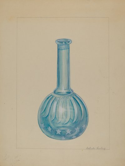 Friseursalon-Flasche, ca. 1936 von Gertrude Lemberg