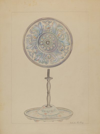 Spiegelhalter, ca. 1936 von Gertrude Lemberg