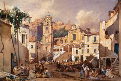 Kathedrale von Amalfi von Giacinto Gigante