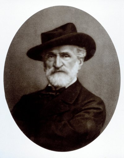Porträt von Giuseppe Verdi von Giacomo Brogi