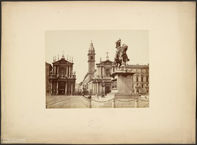 Turin. Piazza S. Carlo von Giacomo Brogi