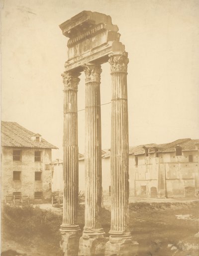 Römische Ruinen, 1860er Jahre von Giacomo Caneva.