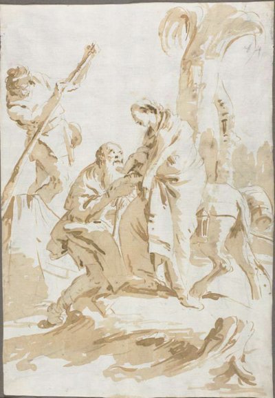 Die Flucht nach Ägypten von Giambattista Tiepolo