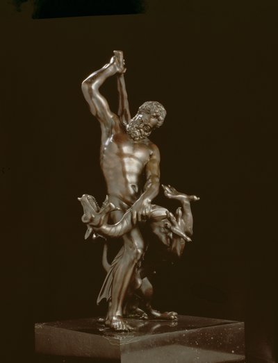 Herkules und die Hydra (Bronze) von Giambologna