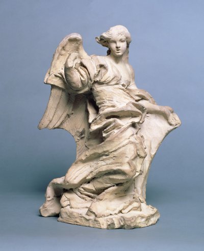Halbknieender Engel, 1673-74 von Gian Lorenzo Bernini