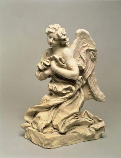 Knieender Engel, ca. 1674-75 von Gian Lorenzo Bernini