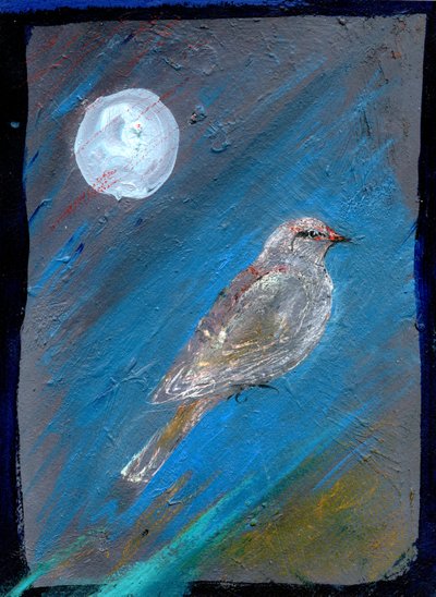 Mondvogel, 2016 von Gigi Sudbury