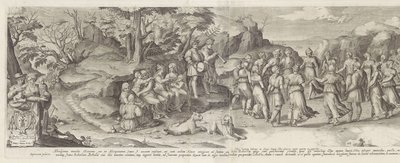 Hochzeit von Isaak und Rebekka von Gijsbert Van Veen