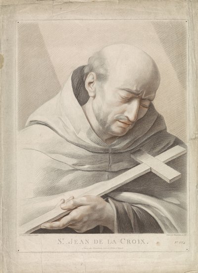 Heiliger Johannes vom Kreuz von Gilles Antoine Demarteau