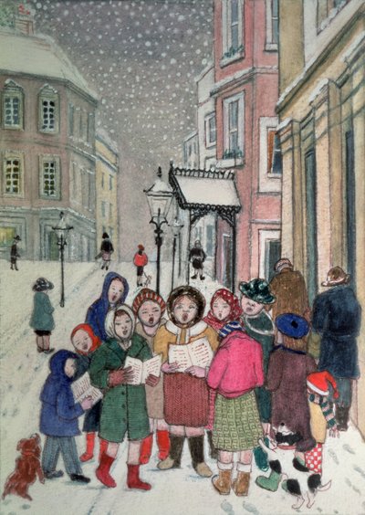 Weihnachtssänger von Gillian Lawson