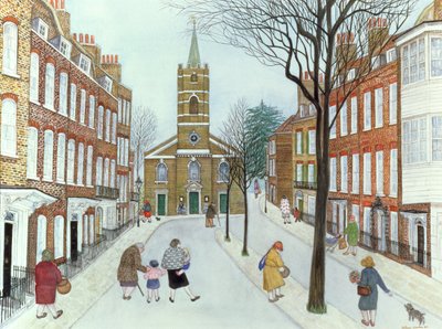 Church Row II, Hampstead von Gillian Lawson