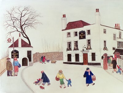 The Spaniards Inn, Hampstead Heath von Gillian Lawson