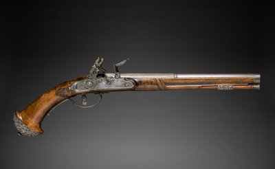 Steinschlosspistole, um 1690-1700 von Gio Borgognone