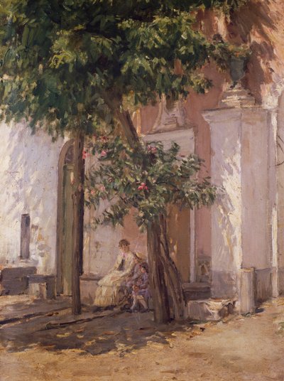 Villa Garzoni, von Gioacchino Toma (1836-1893) von Gioacchino Toma