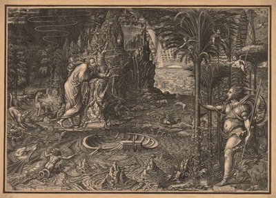 Allegorie des Lebens von Giorgio Ghisi