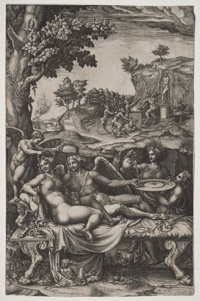 Amor und Psyche von Giorgio Ghisi