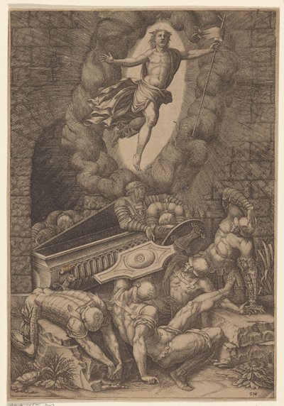 Auferstehung Christi von Giorgio Ghisi