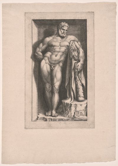 Der Farnesische Herkules von Giorgio Ghisi