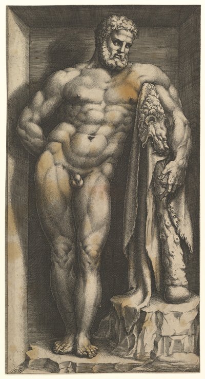 Der Farnesische Herkules von Giorgio Ghisi