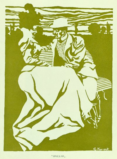 Idylle, veröffentlicht in Novissima von Giorgio Kienerk