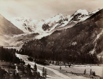 Ansicht eines Gletschers in der Schweiz von Giorgio Sommer