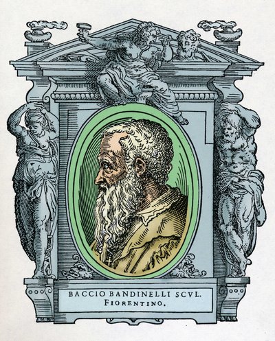 Porträt von Baccio Bandinelli von Giorgio Vasari