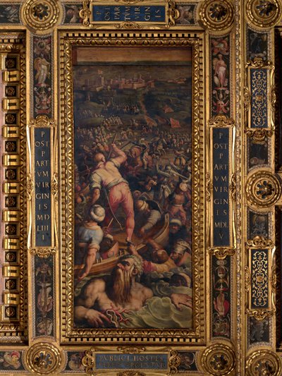 Niederlage der Türken bei Piombino von Giorgio Vasari