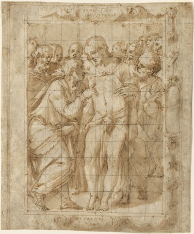 Der ungläubige Thomas, um 1556-57 von Giorgio Vasari
