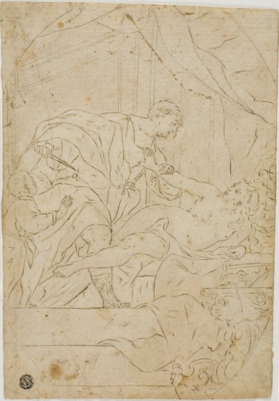 Vergewaltigung der Lucretia von Giovan Gioseffo dal Sole